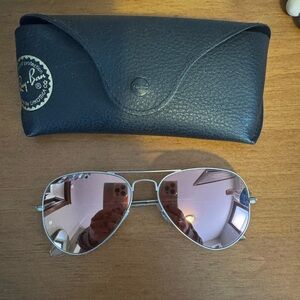 Ray-Ban Aviator Sunglasses with Case